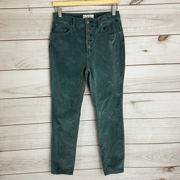 We the Free Sun Chaser Dusty Blue Jeans, Size 28 - Picture 2 of 7